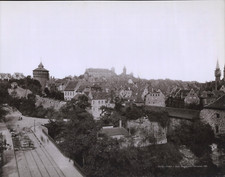 Germany, Nuremberg, in Middle Franconia, view from Hallertor vintage albums pri picture