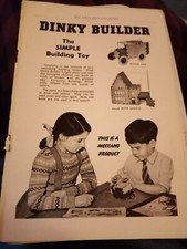 61-9 Ephemera 1950s dinky toys advert building toy  picture