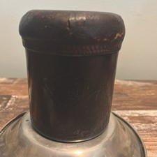 Rare Vintage/antique B.C. Wills & Co Ribbed Leather Dice Shaker picture