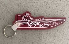 Vintage RANGER BOATS Key Ring Fob Forrest Driving A Ranger picture