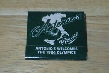 Vtg Antonio's Pizzeria 1984 Olympics Sherman Oaks California Matchbook Unstruck picture