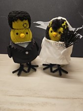 2023 Target Hyde and Eek Halloween Featherly Birds Frankenstein and Freda Bride  picture