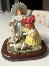 Vintage 1990 Figurine Kitty's Bath by Maud Humphrey Bogart for the Heirloom NEW picture