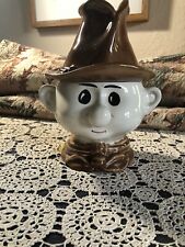 Canister Cowboy Vintage Mancioli Italian Pottery picture