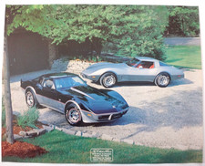 VINTAGE 1978 Chevrolet Corvette Poster 20 x 16 Collectors Choice Power Graphics picture