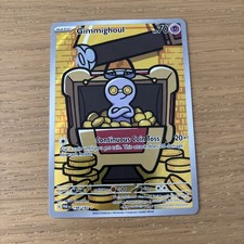 Pokémon TCG Gimmighoul Card 198/182 Paradox Rift Illustration Rare - picture