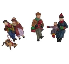 Department 56 Christmas at the Park Set of 3 5866-1 Christmas in the City w/ Box picture