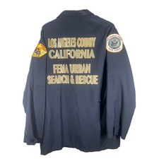 Vintage LA County Fire Department Nomex Lion Tactical Field Jacket XL USA picture
