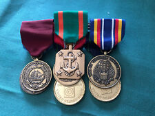 7-US NAVY MEDALS +BADGE picture