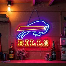 Buffalo Bills LED Neon Sign With Dimmer USB Powered Adjustable Light picture