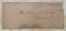 1850s US Navy Postal Cover CSS Virginia Merrimack Chief Engineer Henry A Ramsay picture