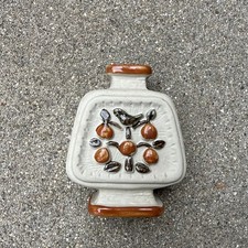 Vintage Takahashi San Francisco Stoneware Bud Vase MCM Japanese Folk Art Style picture