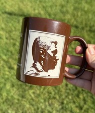 Vintage Medgar Evers Civil Rights NAACP Commemorative Coffee Mug Quote 1963 picture