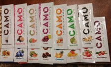 Camo Natural Leaf Herbal Wraps Flavors 15/5ct Packs Chamomile&Mate 75pc picture