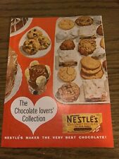 1959 Nestle’s “Chocolate Lovers Collection” Recipes Advertising Pamphlet WJ picture