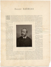 Contemporary Gallery, Ernest Barrias Vintage Print, Louis-Ernest Barrias, Born picture