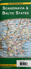 SCANDINAVIA & BALTIC STATES ROAD MAP Denmark NORWAY Sweden AAA/GMJ Latest 2025 picture