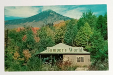 Campers World Camp Ground Mt Liberty New Hampshire NH Tichnor Postcard c1960s picture