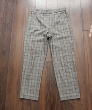 Babaton Aritzia Capri Pants Women Size 6/ 29x24 Gray Plaid *55d0909p picture