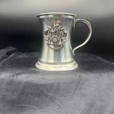 Vintage University Of Michigan Enlish Pewter Stein Cup Mug 5