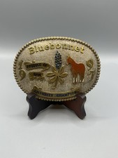 Vintage 1997 Futurity Champion Bluebonnet Produce Of Dam Trophy Belt Buckle picture