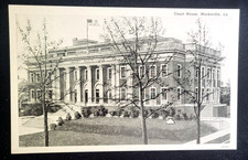 VTG 1931 MARKSVILLE LA PC COURT HOUSE Teich Archives MINT * picture