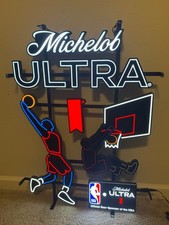 Michelob Ultra Beer NBA Basketball Motion Neon LED Sign Man cave Bar/Pub picture