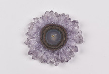 Amethyst Stalactite Slice from Uruguay  4.6 cm   # 21985 picture