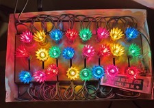 Vintage Mr. Christmas Tree Light 24- Light Strand-Multi-Color Working. NOS picture