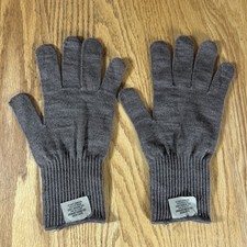 Military Cold Weather Glove Liners Brown Size M/L Nationwide Glove Co picture
