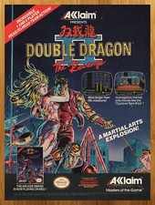 1990 Double Dragon II 2 The Revenge Nintendo NES Print Ad/Poster Video Game Art picture