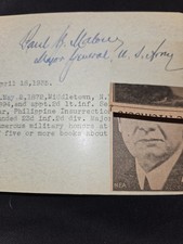 AUTOGRAPH -- Major General Paul B. Malone - Medal of Honor & San Juan Hill picture