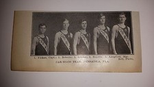 Car-Wi-Co Pensacola Florida 1911-12 Basketball Team Picture RARE picture