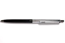 Paper Mate Profile Vintage Double Heart Ball Pen slim grip, black, Mexico picture