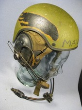 Vintage US. 1970's Gentex DH-132 CVC Combat Vehicle Crew Helmet painted Wings picture