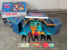 Mego Star Trek USS Enterprise Action Playset 1974 plus figures - Excellent picture