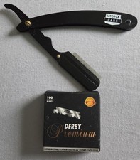 Utopia Care Straight Razor With Derby Premium Blades picture