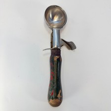 Myers De Luxe Disher No 16 Vintage Ice Cream Scoop Stainless Wood Handle USA picture