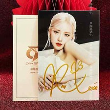 BLACKPINK ROSÉ Autograph Photos Gifts Send Friend 6 Inch 朴彩英亲笔签名照 picture