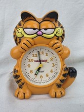 Cartoon Garfield the Cat Alarm Clock In Original Box From 1979- Tested, Works  picture