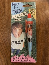 NIP VTG VHTF Hey It's Fred Figglehorn Talking Pen *needs new batteries* picture