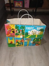 Vtg Frost Bros Dept Store Paper Bag San Antonio Texas Alamo Tower of Americas picture