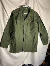 Vintage Vietnam Era US Army OG-107 Utility Shirt Size 16.5x34 picture