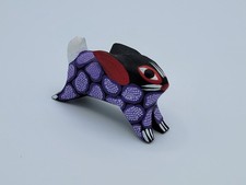 Oaxacan Rabbit Handmade Wood Carving Alebrije Mexican Folk Art picture