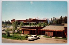c1960s~Jackson Lake Lodge~Cottages~Grand Teton National Park~Hotel~VTG Postcard picture