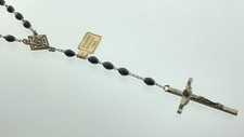 Vintage Rosary Blessed By Supreme Chaplain Italy Religious Crucifix EE760 picture