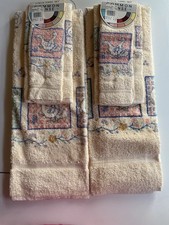 2 sets of NOS Vintage Tastemaker by Stevens Country Geese Towel Sets picture
