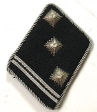 WWII GERMAN WAFFEN OBERSTURMFÜHRER OFFICER COLLAR TABS picture