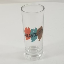 Atlantic City Vintage Tall Shot Glass Double Shotglass picture