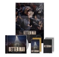 Robbie Williams Better Man Original SIGNED - Soundtrack Poster, CD, Cassette picture